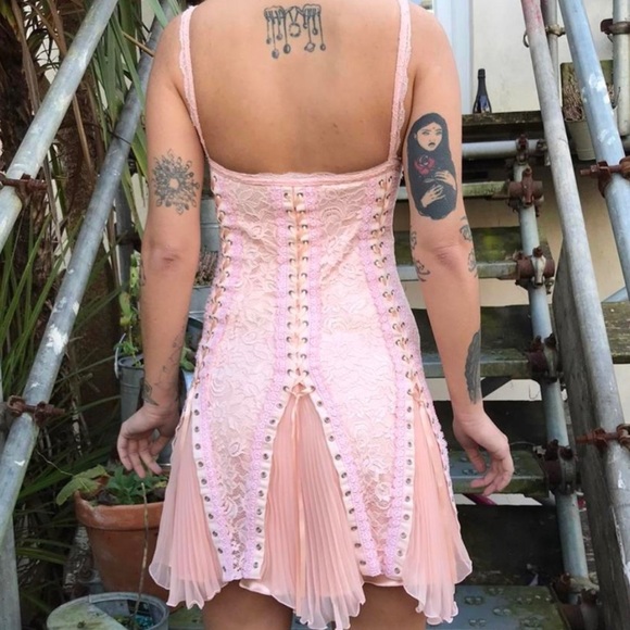 💘SOLD💘 SOLD💘London catwalk collection vintage dress corset style - Picture 10 of 10